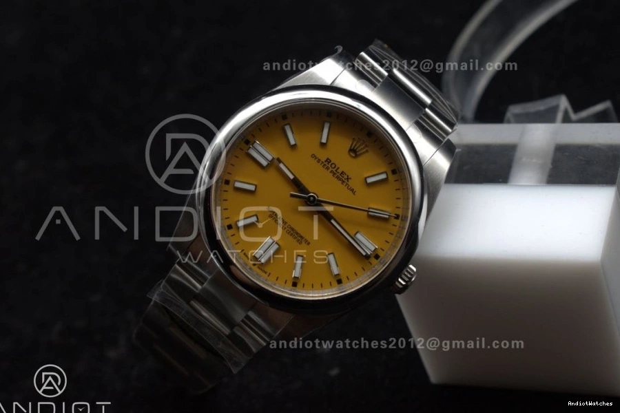 Steel VR Clean OnTrend 124300 Perpetual Yellow 1:1 Edition 41mm Best Oyster Dial 937 904L 1030